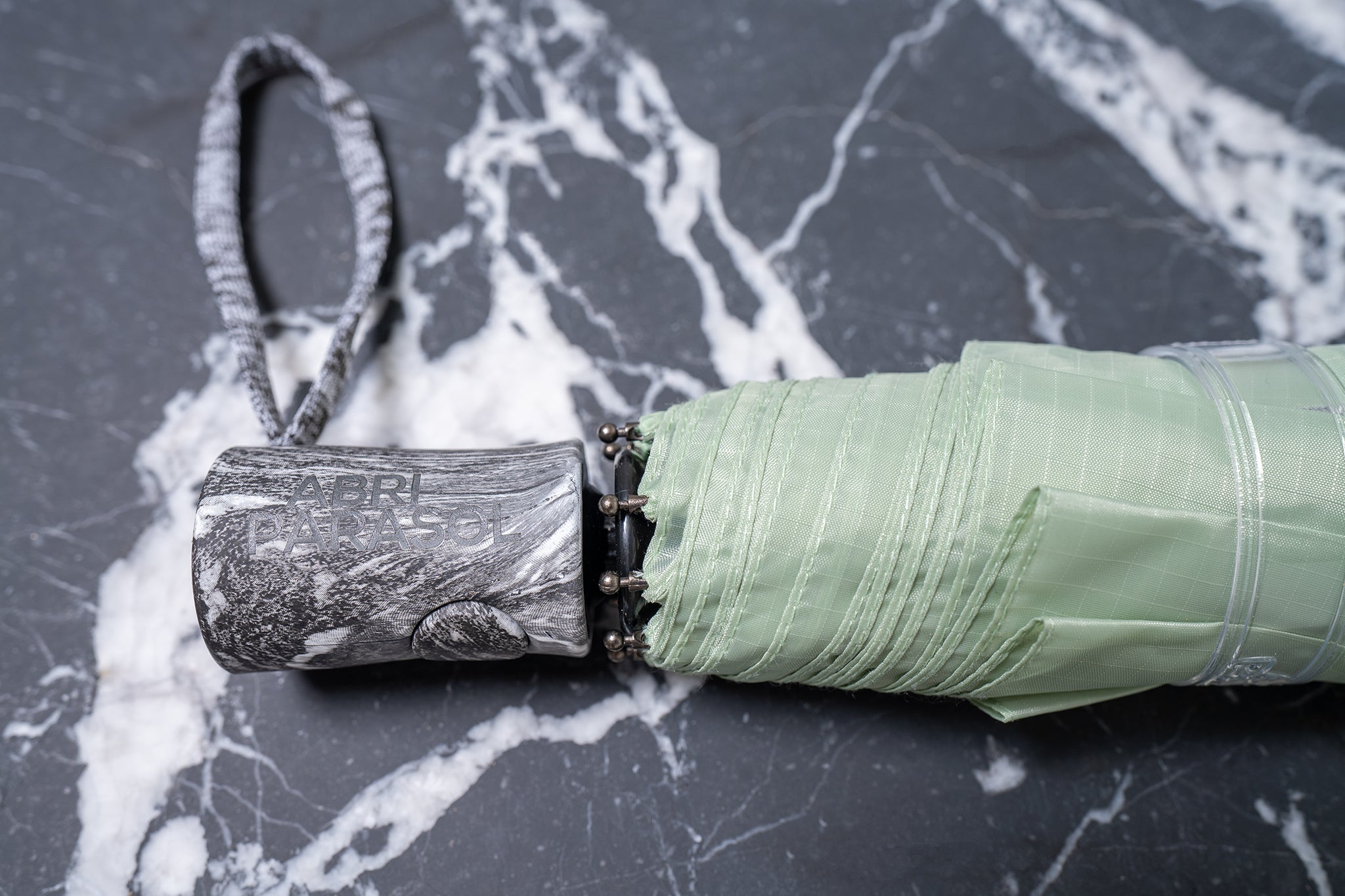 COMPACT PARASOL - FOG GREEN