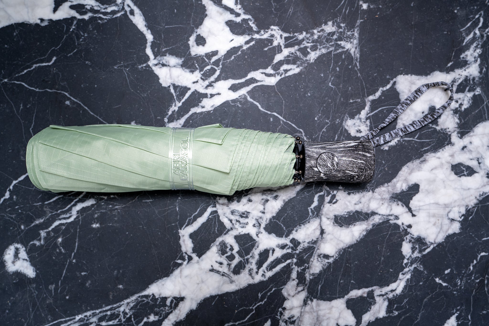 COMPACT PARASOL - FOG GREEN